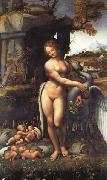 LEONARDO da Vinci Leda and the Swan oil painting reproduction